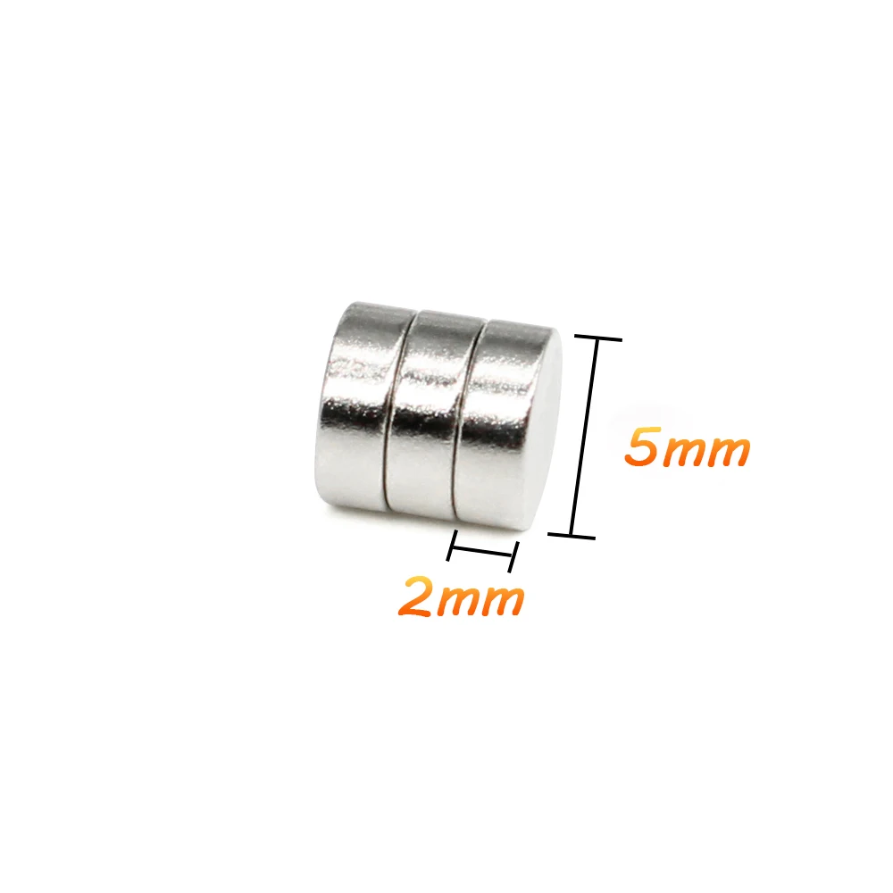 50/100/200/500/1000/1500PCS 5x2 Rare Earth Strong Magnets 5x2mm Small Round Magnets Disc 5mmx2mm Permanent Neodymium Magnets 5*2
50/100/200/500/1000/1500PCS 5x2 Rare Earth Strong Magnets 5x2mm Small Round Magnets Disc 5mmx2mm Permanent Neodymium Magnets 5*2