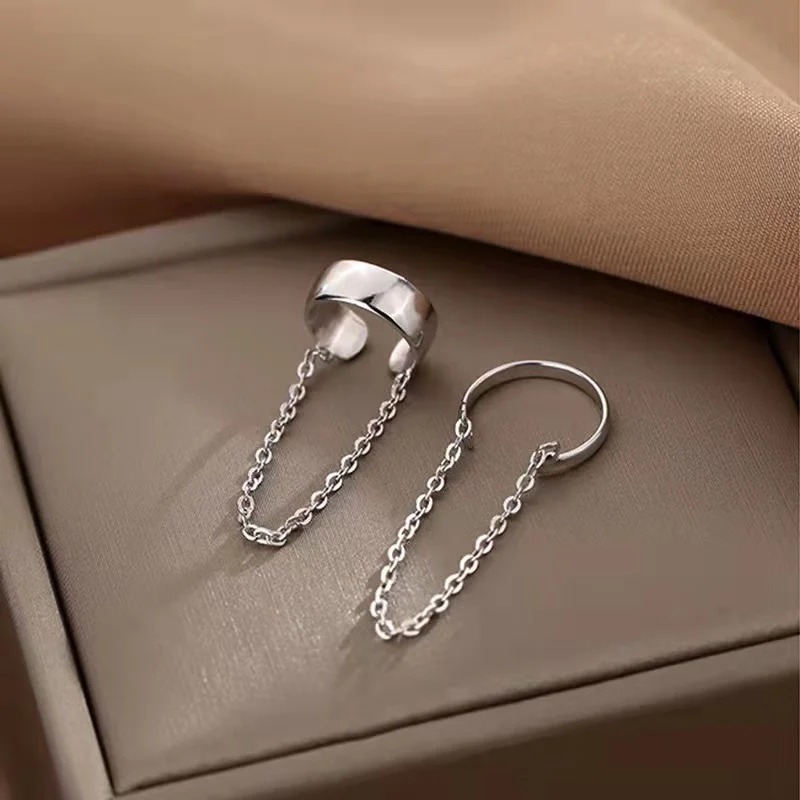 Fashion Gold Color Ear Cuffs Clip Earrings Women Climbers No Piercing Fake Cartilage Earring Metal Chain Ear Bone Clip 1pcs
Fashion Gold Color Ear Cuffs Clip Earrings Women Climbers No Piercing Fake Cartilage Earring Metal Chain Ear Bone Clip 1pcs