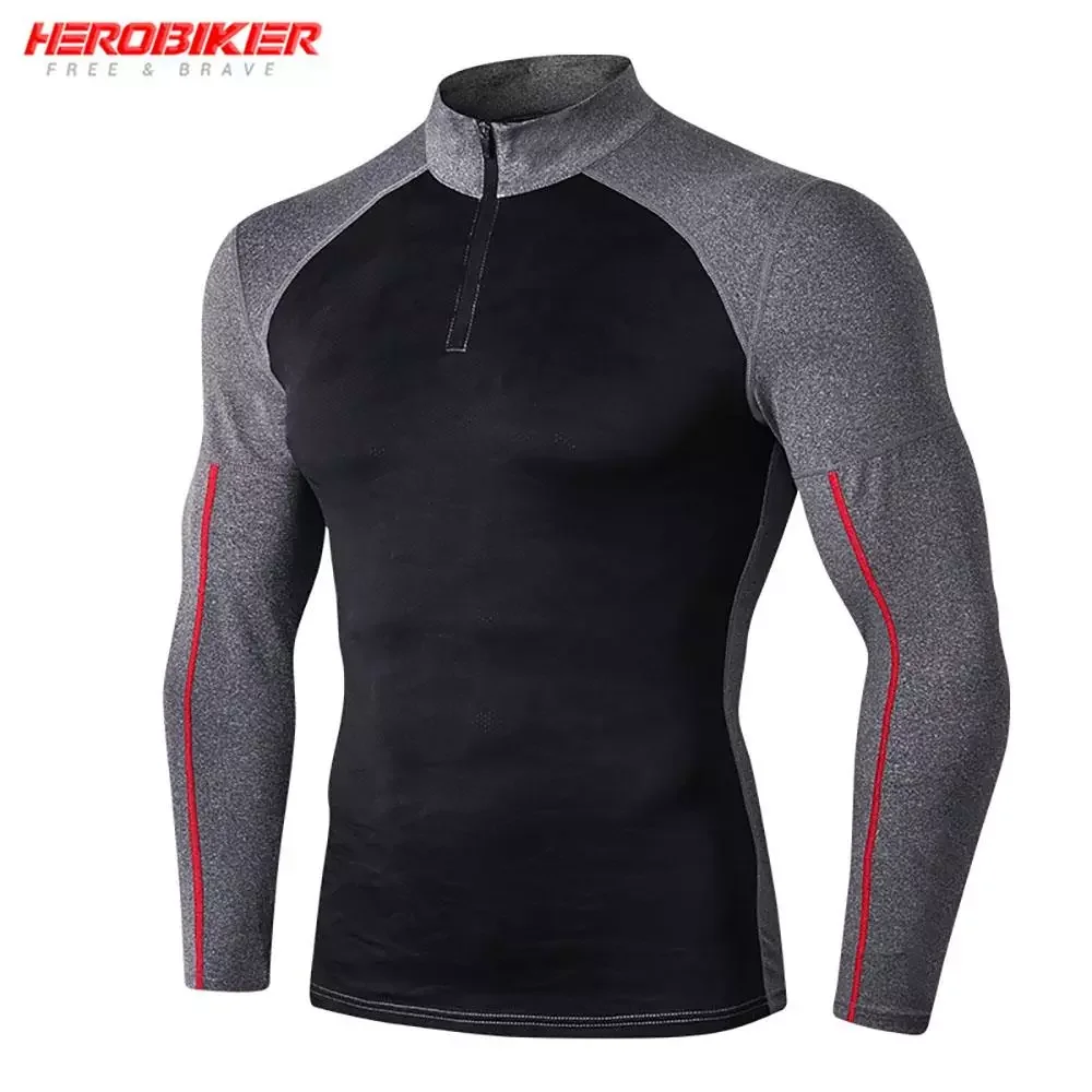 NEW2023 Men Sport T Shirt Warm Motorcycle Jacket Vest Top Tight Breathable Stand Collar Compression Fitness Running Shirts
NEW2023 Men Sport T Shirt Warm Motorcycle Jacket Vest Top Tight Breathable Stand Collar Compression Fitness Running Shirts