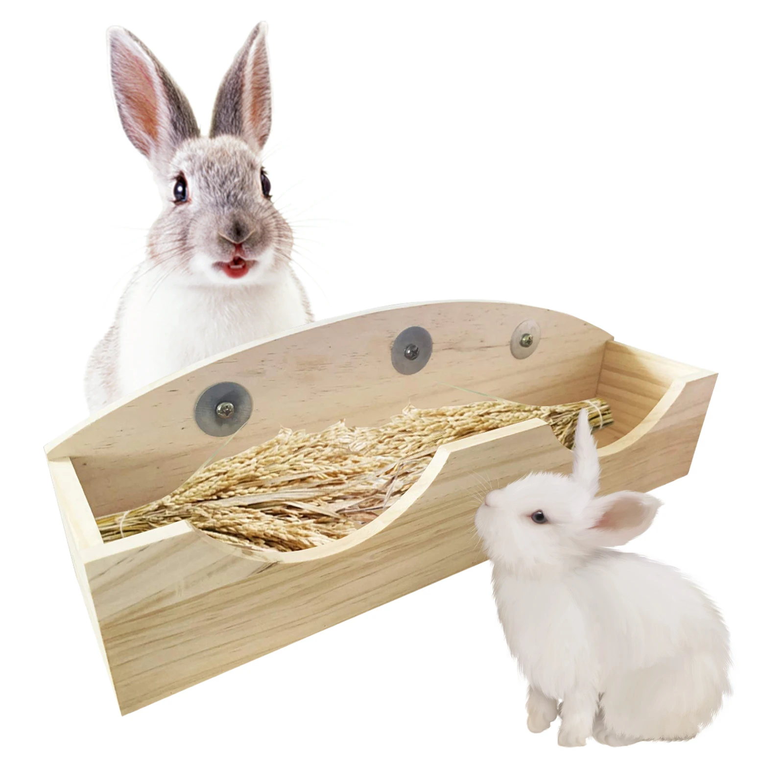 Wooden Rabbit Hay Feeder Natural Wooden Rabbit Feeder For Grass Food Small Animal Self-Feeding Hay Dispenser Holder
Wooden Rabbit Hay Feeder Natural Wooden Rabbit Feeder For Grass Food Small Animal Self-Feeding Hay Dispenser Holder