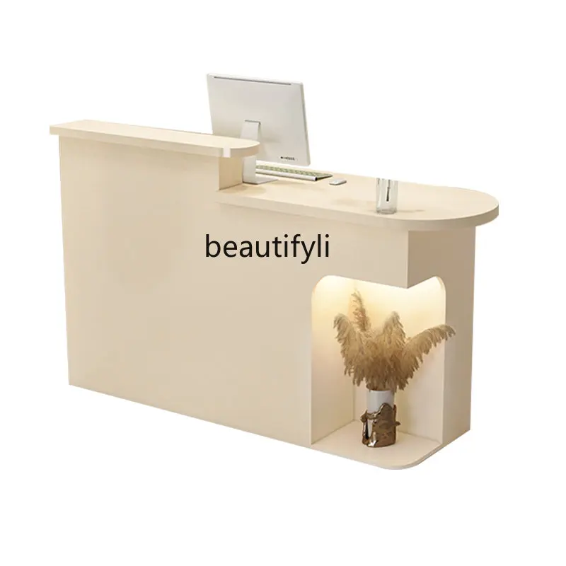 zq Cashier Counter with Light Women's Clothing Store Small Bar Table Clothing Store Beauty Salon Front Desk Reception
zq Cashier Counter with Light Women's Clothing Store Small Bar Table Clothing Store Beauty Salon Front Desk Reception