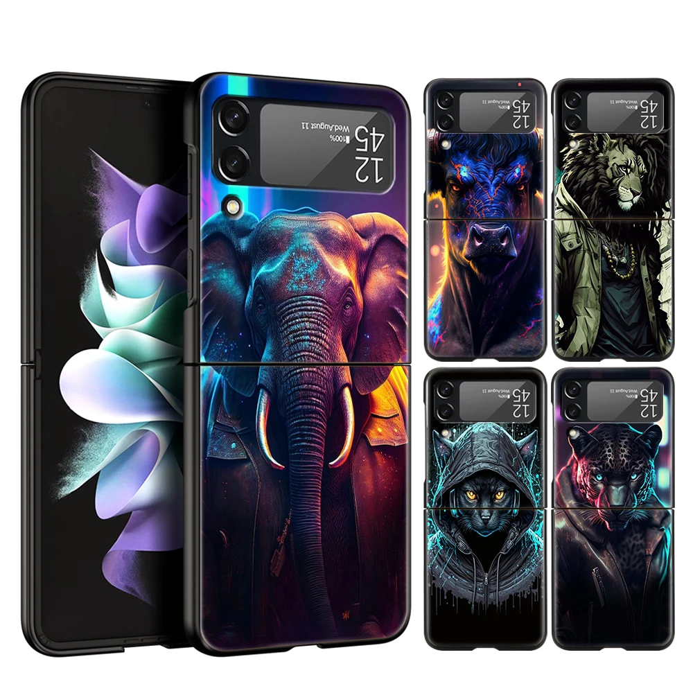 Fashion Animal Lion Tiger Wolf Hard PC Phone Case For Samsung Galaxy Z Flip 4 Black Cover For Galaxy Z Flip 3 Shockproof Case
Fashion Animal Lion Tiger Wolf Hard PC Phone Case For Samsung Galaxy Z Flip 4 Black Cover For Galaxy Z Flip 3 Shockproof Case
