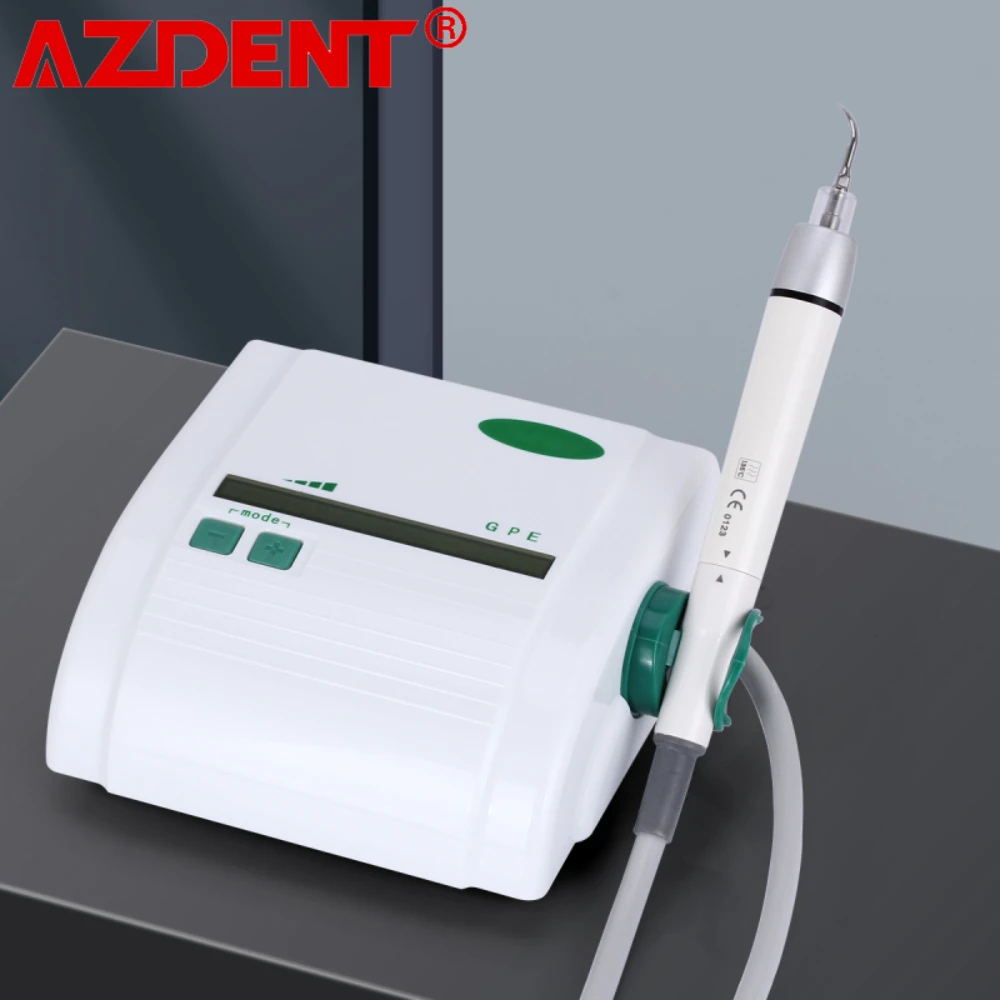 

AZDENT Dental Ultrasonic Scaler Scaling Perio Endo With LED Detachable Handpiece 5 Tips G1 G2 G4 P1 E1 Dental Equipment