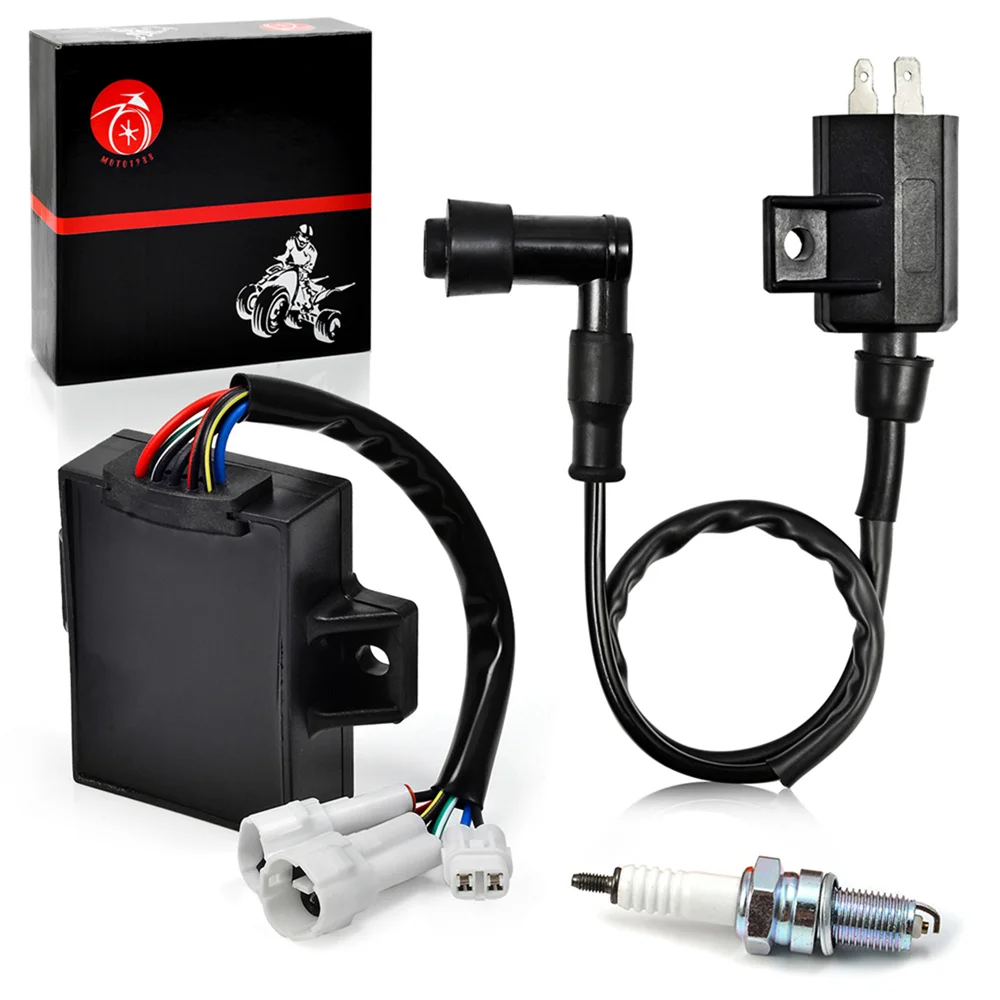 CDI Box Ignition Coil Spark Plug For Kawasaki Bayou 220 1988 1989 1990 1991 1992 1993 1994 1995 21119-1226 21121-1160
CDI Box Ignition Coil Spark Plug For Kawasaki Bayou 220 1988 1989 1990 1991 1992 1993 1994 1995 21119-1226 21121-1160