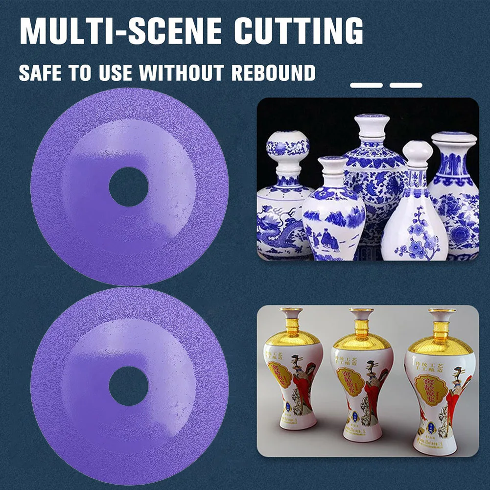 Glass Cutting Disc Ceramic Crystal Diamond Jade Wine Bottle Polishing 100mm Ultra-thin Saw Blade Cutting Disk Without Chipping
Glass Cutting Disc Ceramic Crystal Diamond Jade Wine Bottle Polishing 100mm Ultra-thin Saw Blade Cutting Disk Without Chipping