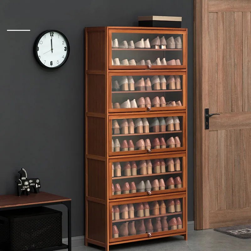 Wooden Crystal Shoes Organizers Stand Mobile Dorm Shoe Display Shelves Living Room Storage Scarpiera Salvaspazio Home Furniture
Wooden Crystal Shoes Organizers Stand Mobile Dorm Shoe Display Shelves Living Room Storage Scarpiera Salvaspazio Home Furniture