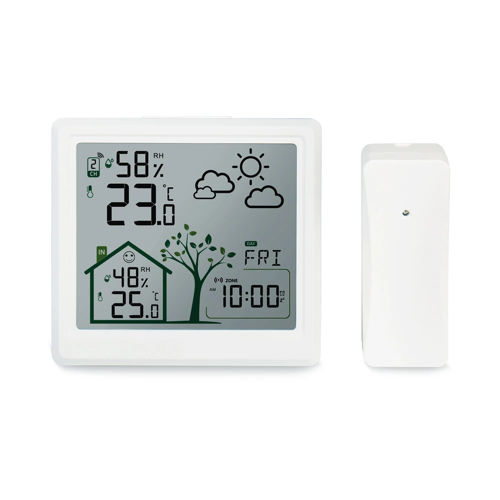 Wireless Weather Station Forecaster Indoor Outdoor Thermometer Hygrometer With Sensor Touch Screen Humidity Reading
Wireless Weather Station Forecaster Indoor Outdoor Thermometer Hygrometer With Sensor Touch Screen Humidity Reading