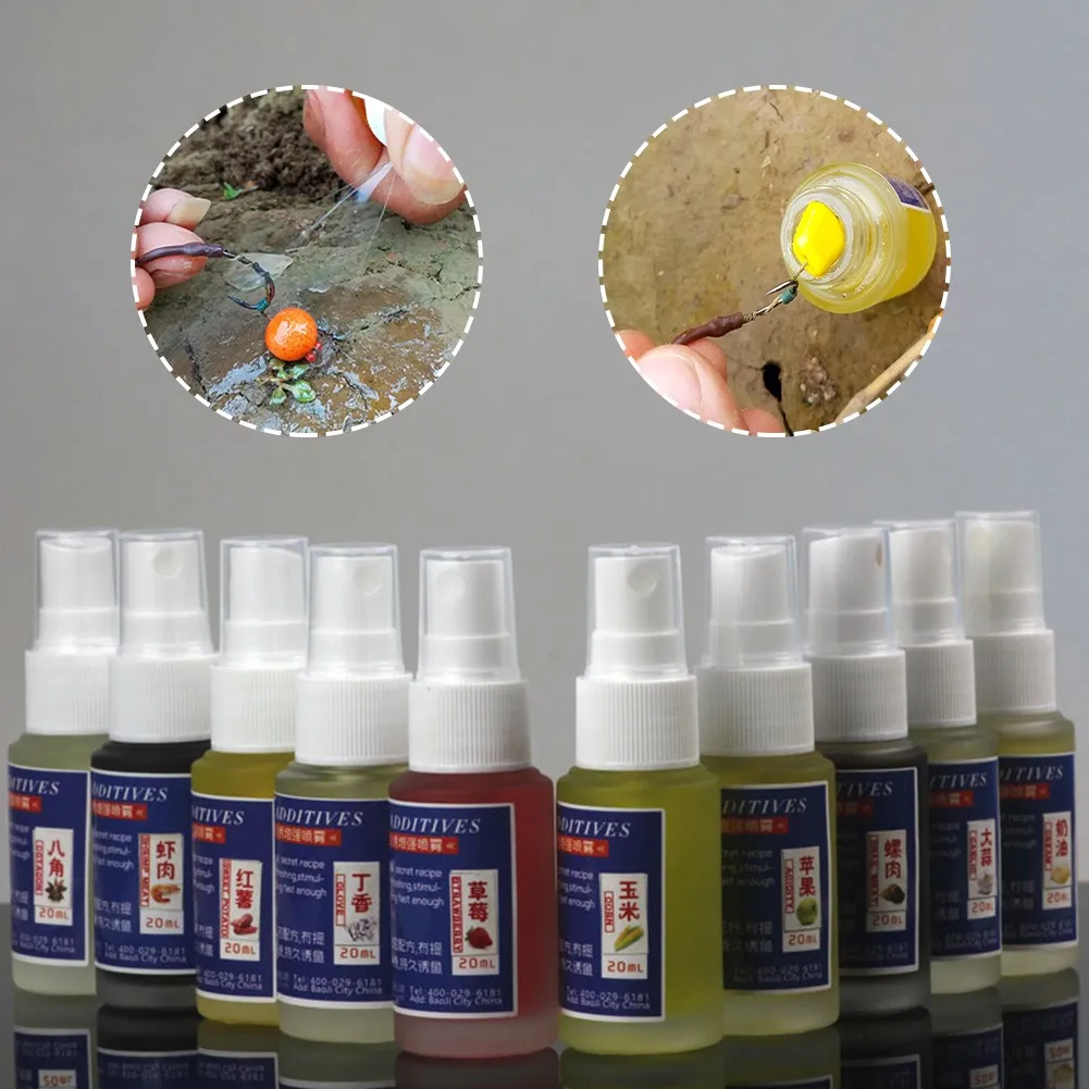 1pc 20ml Carp Fishing Bait Additive Boilies Pop-Up Pellet Attractant Flavoured Spray Fishing Lure Smell Flavor Accessories
1pc 20ml Carp Fishing Bait Additive Boilies Pop-Up Pellet Attractant Flavoured Spray Fishing Lure Smell Flavor Accessories