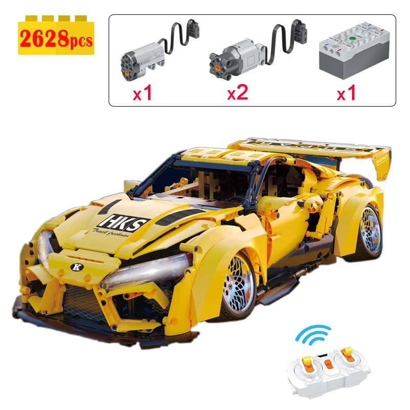 High Tech Technical City RC Supercar Supra Model Building Blocks Assembling Car Vehicle Bricks Diy Kids Toys Birthday Gift Set
High Tech Technical City RC Supercar Supra Model Building Blocks Assembling Car Vehicle Bricks Diy Kids Toys Birthday Gift Set