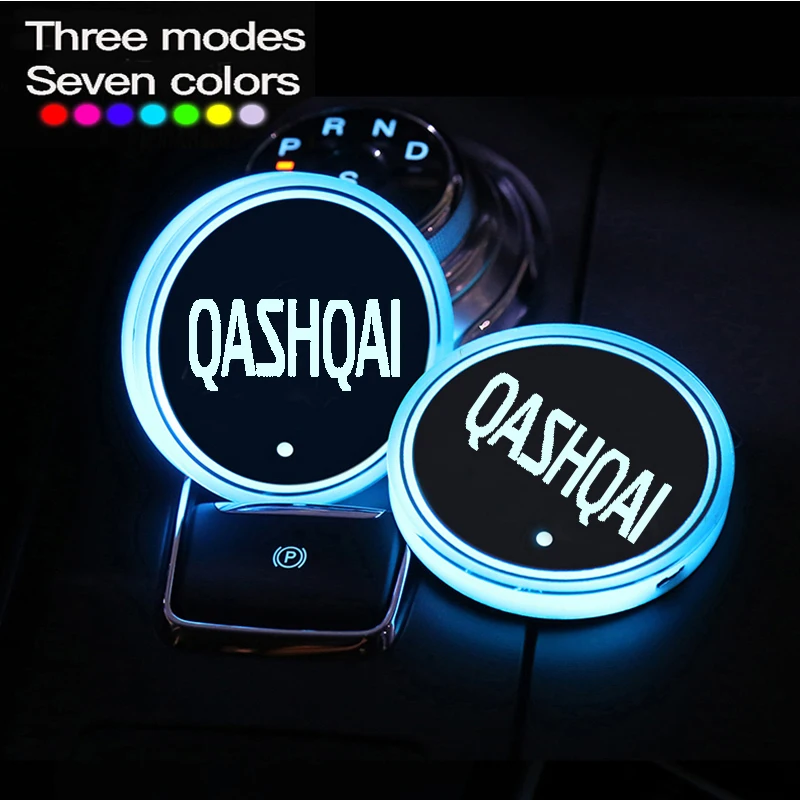 Car LED Coaster 7 Color Luminous RGB Light Sensor Water Coaster for Nissan Qashqai X-Trail Teana Sylphy Luminous Coasters
Car LED Coaster 7 Color Luminous RGB Light Sensor Water Coaster for Nissan Qashqai X-Trail Teana Sylphy Luminous Coasters