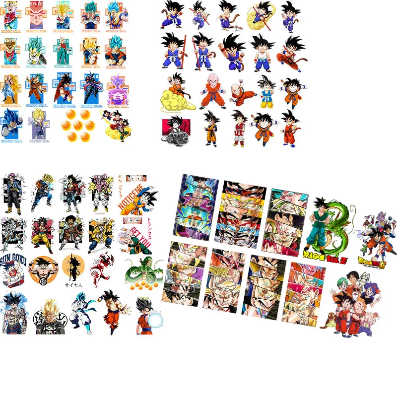 Anime Dragon Ball Z Goku Fusible Patch Iron-on Transfers for Clothing Thermo Adhesive Patches on Men T-shirt Hoodies Clothes
Anime Dragon Ball Z Goku Fusible Patch Iron-on Transfers for Clothing Thermo Adhesive Patches on Men T-shirt Hoodies Clothes