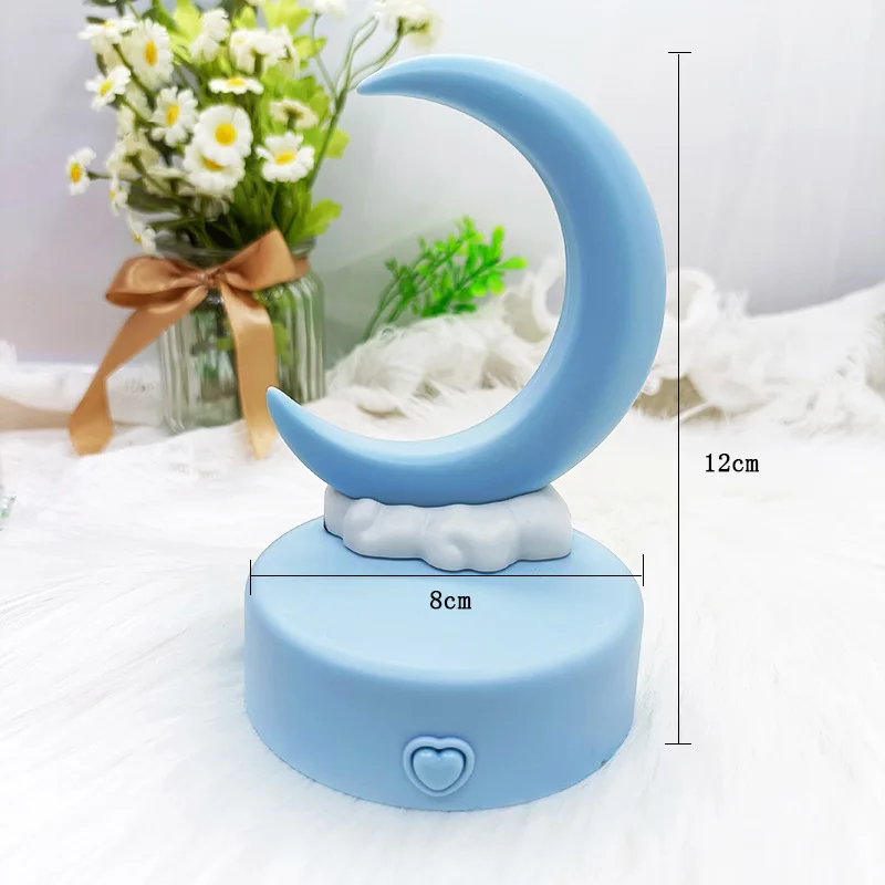Luminous Night Light Fantastic Table Lamp 2023 Luminous Toy Crescent Moon Moon Clouds Glow Lighting Lamp Plastic Children's
Luminous Night Light Fantastic Table Lamp 2023 Luminous Toy Crescent Moon Moon Clouds Glow Lighting Lamp Plastic Children's
