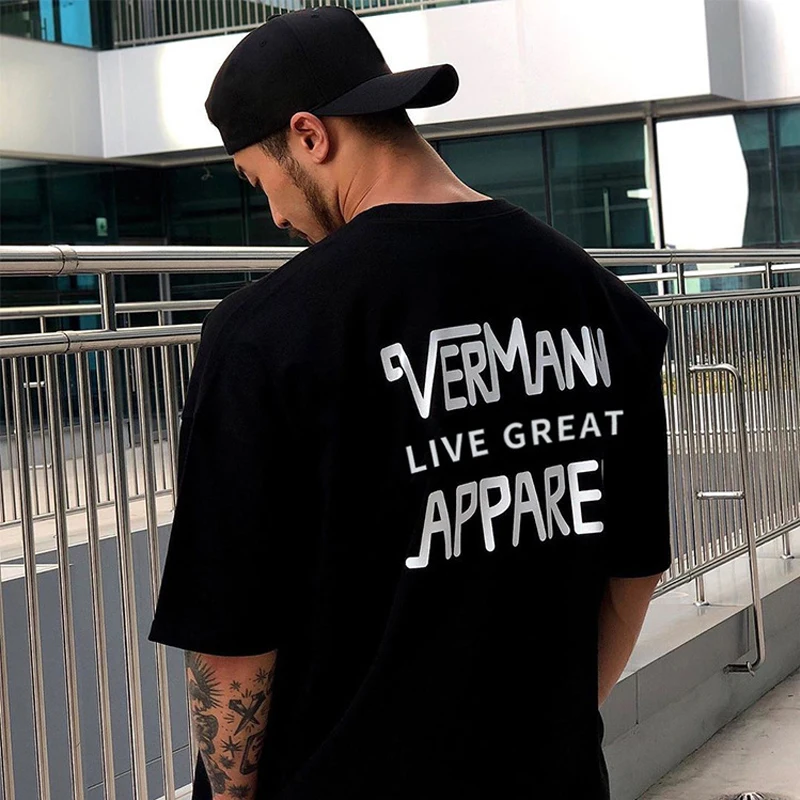 Summer Sports Fitness Oversized Cotton Crew Neck Printed Short Sleeve T-Shirt Jogging Gym Bodybuilding Stretch Breathable Casual
Summer Sports Fitness Oversized Cotton Crew Neck Printed Short Sleeve T-Shirt Jogging Gym Bodybuilding Stretch Breathable Casual