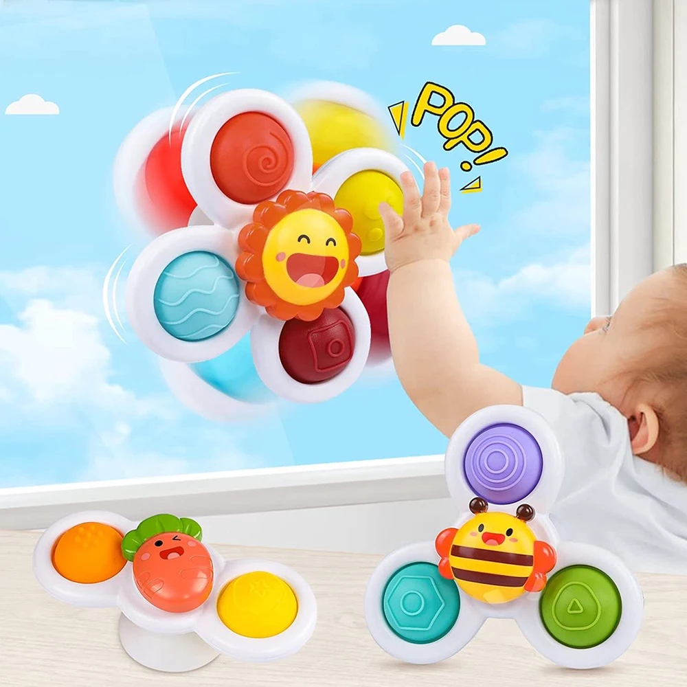 Funny Bathing Rattles Sucker Spinner Toys For Baby Birthday Gift Bath Fidget Educational Games Cartoon Suction Cup Children Toy
Funny Bathing Rattles Sucker Spinner Toys For Baby Birthday Gift Bath Fidget Educational Games Cartoon Suction Cup Children Toy