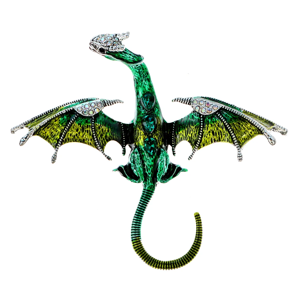 

CINDY XIANG эмалированная брошь в виде дракона для женщин и мужчин, модная брошь с животными, 4 цвета, весенний дизайн, новинка 2023