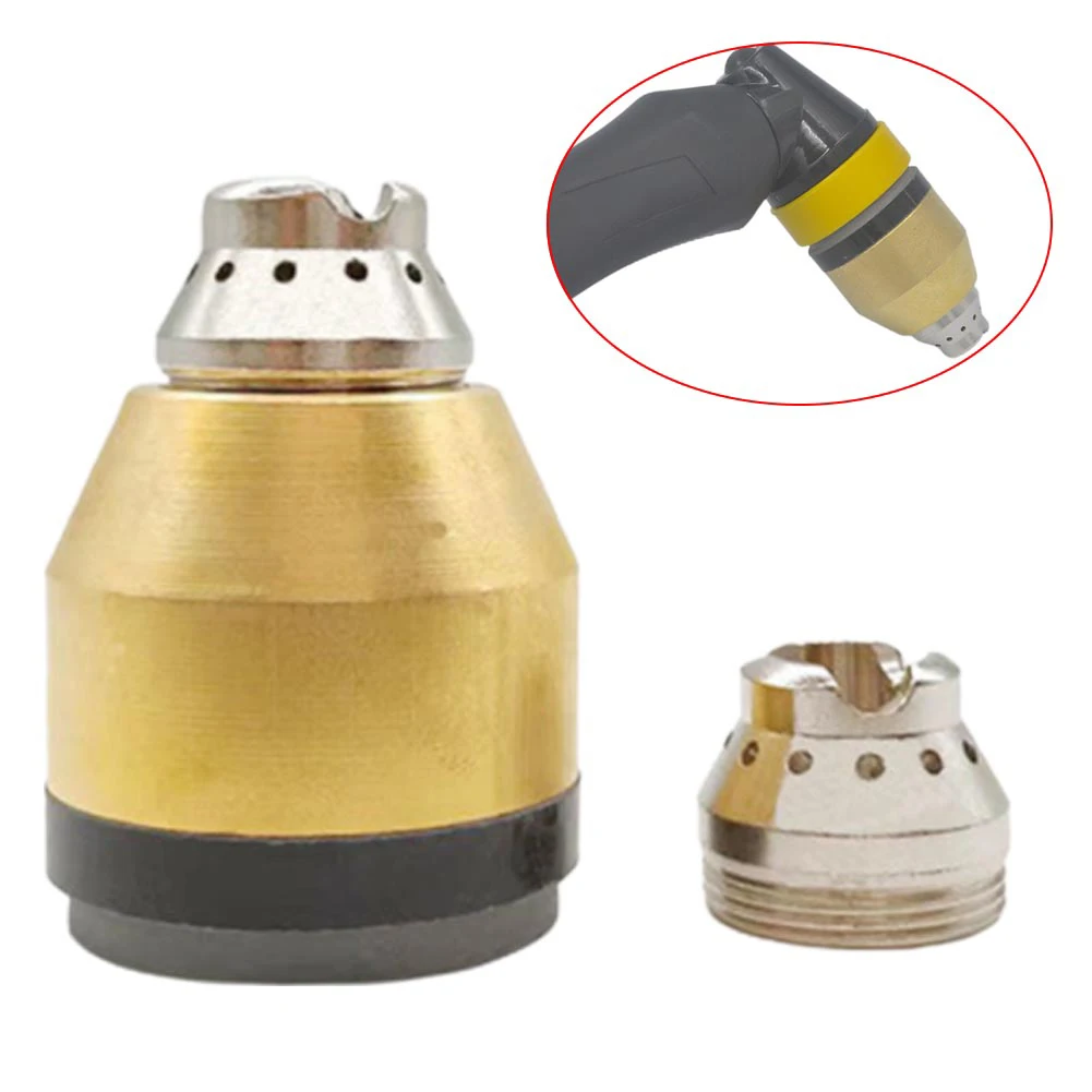 1 Set Copper Mouth P80 Protection Cover High Quality P80 Plasma Porcelain Nozzles Protective Cover Replacement Accessories
1 Set Copper Mouth P80 Protection Cover High Quality P80 Plasma Porcelain Nozzles Protective Cover Replacement Accessories