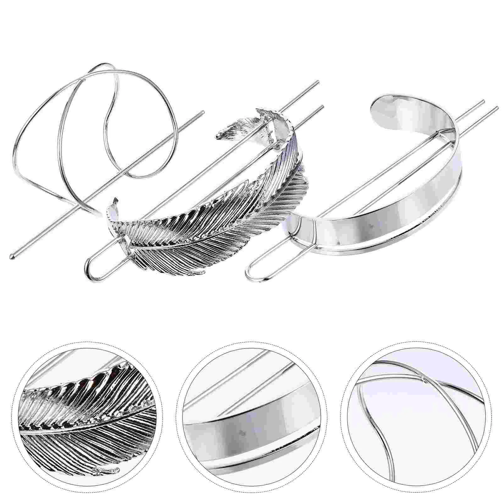 3 Pcs Vintage Alloy Hairpin Women Cuff Bun Wedding Accessories Clockwork Miss Japanese Decor
3 Pcs Vintage Alloy Hairpin Women Cuff Bun Wedding Accessories Clockwork Miss Japanese Decor
