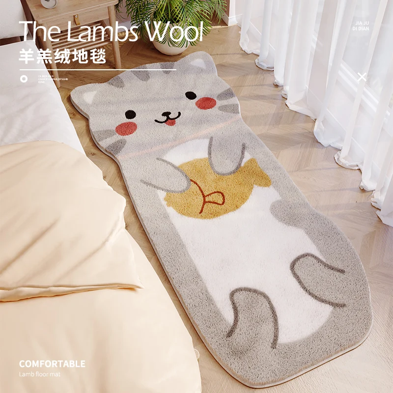

Latest Bedroom Carpet Shiba Inu Children's Room Layout Blanket Before Master Bedroom Floor Mat Bedside Blanket Thickened Girl