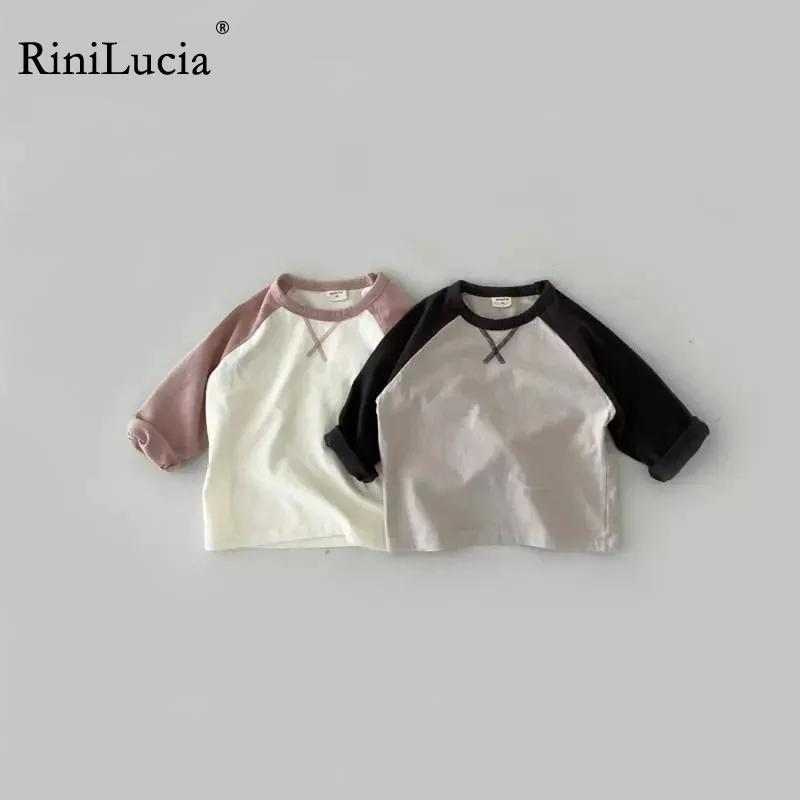RiniLucia 2022 Spring New Baby Long Sleeve T Shirt Boys T Shirt Cotton Infant Girl Splicing T Shirt Kids Bottoming Tops
RiniLucia 2022 Spring New Baby Long Sleeve T Shirt Boys T Shirt Cotton Infant Girl Splicing T Shirt Kids Bottoming Tops