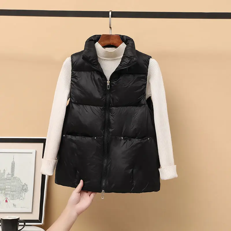 Waistcoat Female Sleeveless Jackets New 2022 Jacket Women's Warm Vest Spring And Autumn Short Slim Thick Warm Vests Women Coat
Waistcoat Female Sleeveless Jackets New 2022 Jacket Women's Warm Vest Spring And Autumn Short Slim Thick Warm Vests Women Coat