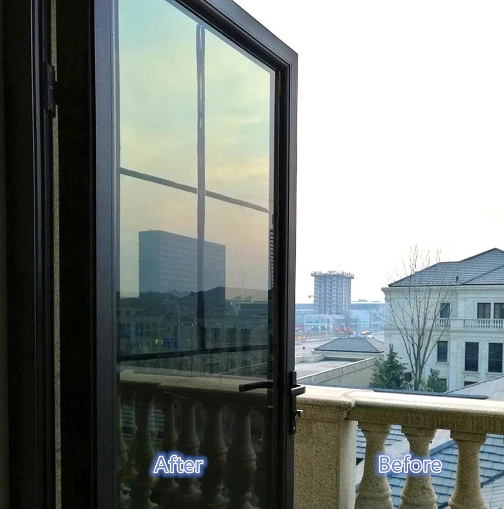 One Way Mirror Window Film Vinyl Self-adhesive Reflective Solar thermal film Privacy Window Tint for Home Stained Glass Stickers
One Way Mirror Window Film Vinyl Self-adhesive Reflective Solar thermal film Privacy Window Tint for Home Stained Glass Stickers