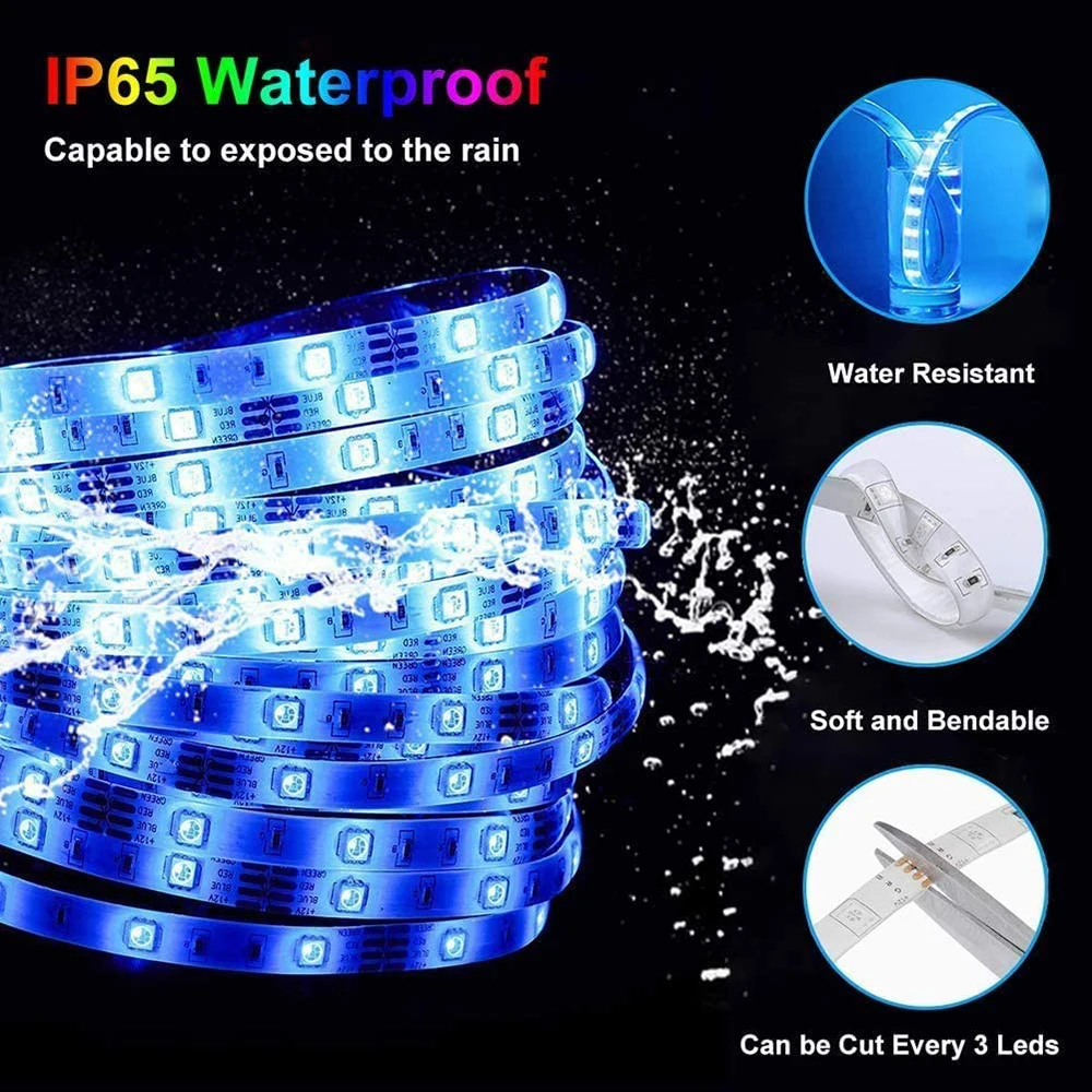 Argb Smart Tape 12V Led Lights Bedroom Decoration WIFI Waterproof Backlight 5050 RGB Strip for Cabinets Bluetooth Usb Light IR
Argb Smart Tape 12V Led Lights Bedroom Decoration WIFI Waterproof Backlight 5050 RGB Strip for Cabinets Bluetooth Usb Light IR