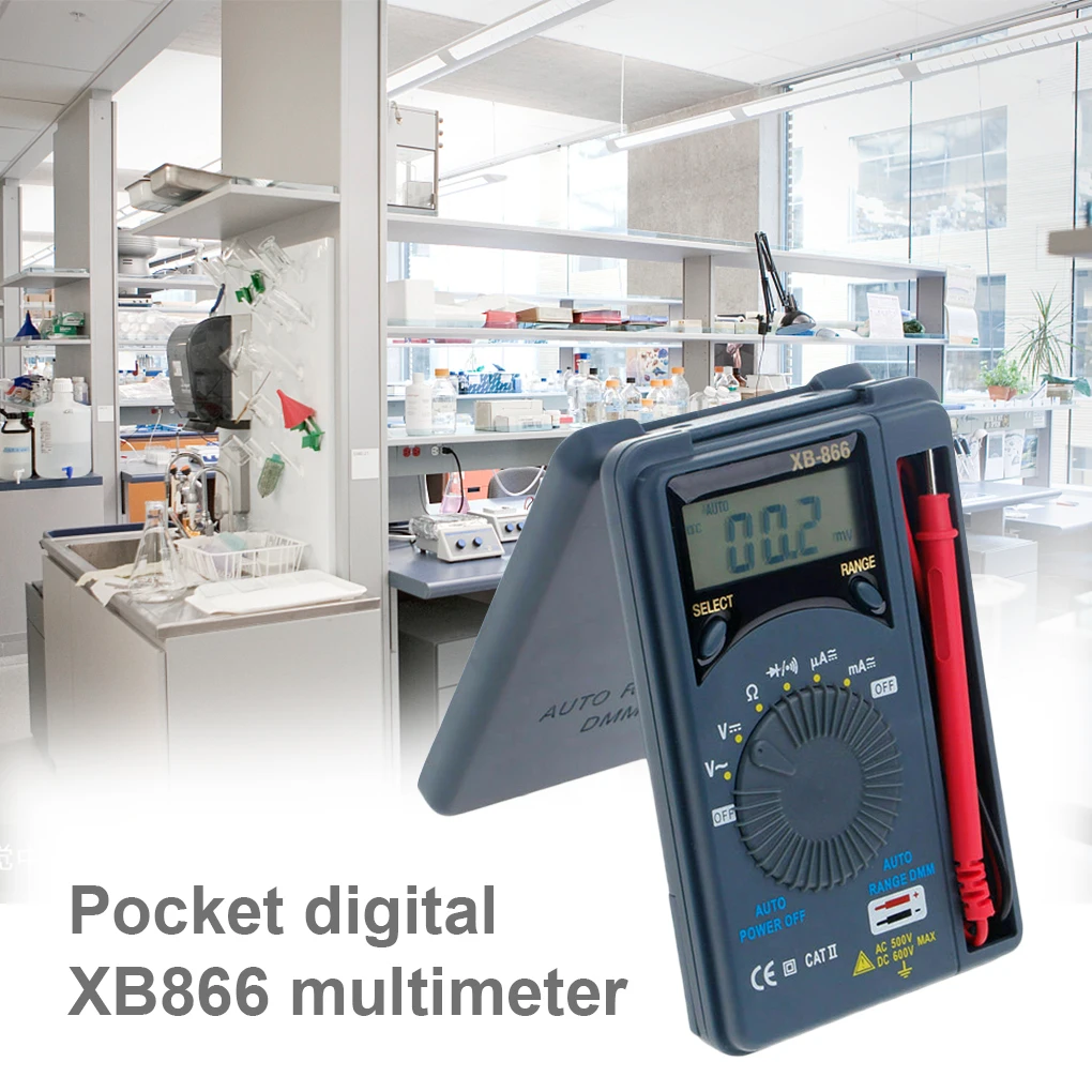 Mini Multimeter LCD Display Auto Ranging AC DC Pocket Digital Multimeter Portable Voltmeter Tester
Mini Multimeter LCD Display Auto Ranging AC DC Pocket Digital Multimeter Portable Voltmeter Tester