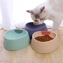 Pet Bowl Dog Supplies Multicolor Cartoon Shape Cat Dog Bowl Puppy Cute High Quality Drinking Feeding Pet Tableware