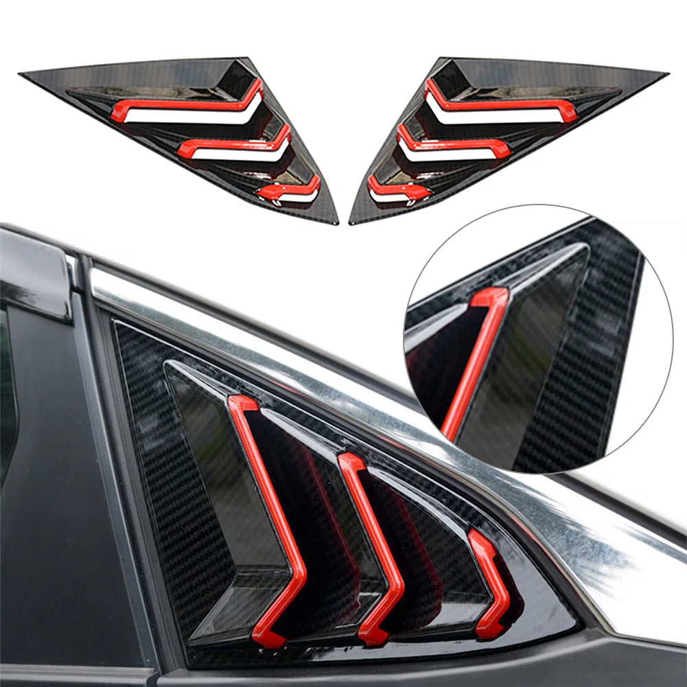 For Honda Civic 10th X 2016 2017 2018 2019 2020 Car Side Air Vent Carbon Fiber ABS Red Window Louver Cover
For Honda Civic 10th X 2016 2017 2018 2019 2020 Car Side Air Vent Carbon Fiber ABS Red Window Louver Cover