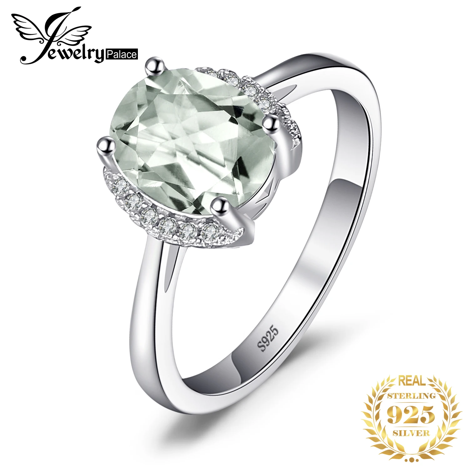 JewelryPalace Oval 1.7ct Natural Amethyst 925 Sterling Silver Engagement Ring for Women Gemstone Fine Jewelry Anniversary Gift
JewelryPalace Oval 1.7ct Natural Amethyst 925 Sterling Silver Engagement Ring for Women Gemstone Fine Jewelry Anniversary Gift