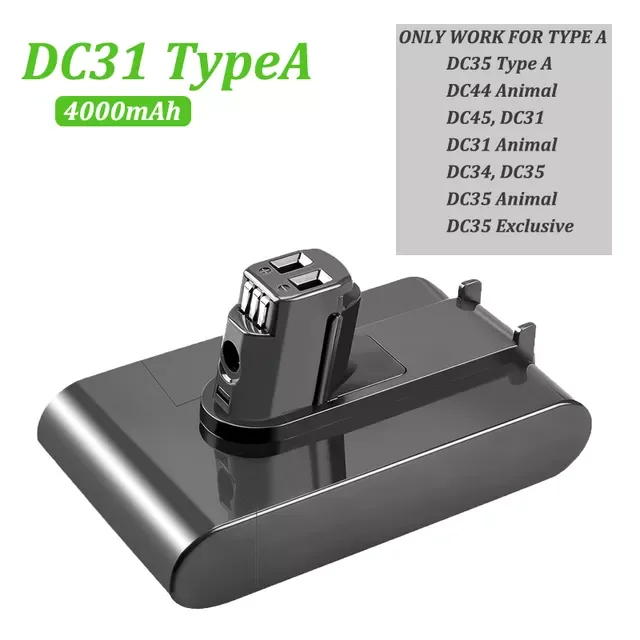 Dyson V6 V8 Battery V7 V10 DC31 DC31B Series SV07 SV09 SV10 SV11 SV12 DC62 Absolute Fluffy Animal Pro Vacuum Cleaner Battery
Dyson V6 V8 Battery V7 V10 DC31 DC31B Series SV07 SV09 SV10 SV11 SV12 DC62 Absolute Fluffy Animal Pro Vacuum Cleaner Battery