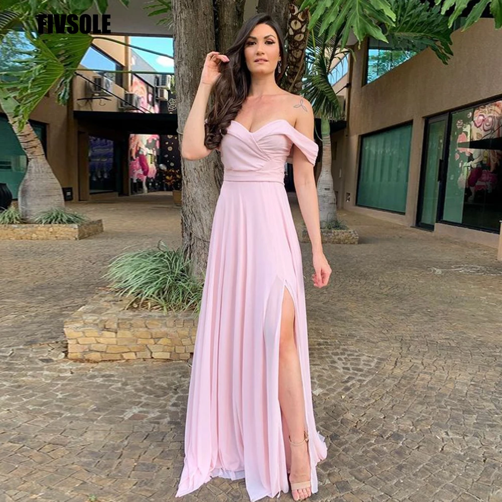 Fivsole A Line Chiffon Saudi Arabia Prom Dresses 2022 Pleat Women's Evening Party Gowns Formal Customize Long Robes De Soirée
Fivsole A Line Chiffon Saudi Arabia Prom Dresses 2022 Pleat Women's Evening Party Gowns Formal Customize Long Robes De Soirée