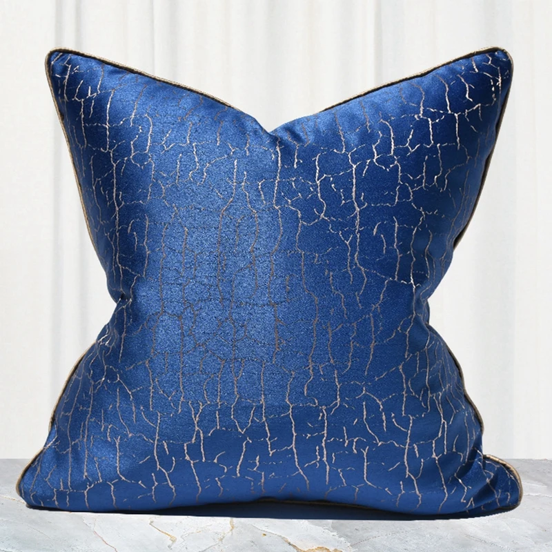 Наволочка жаккардовая в современном стиле, высокоточная синяя Подушка с абстрактными геометрическими рисунками и растрескивающимися подушками, семейный диван
Наволочка жаккардовая в современном стиле, высокоточная синяя Подушка с абстрактными геометрическими рисунками и растрескивающимися подушками, семейный диван