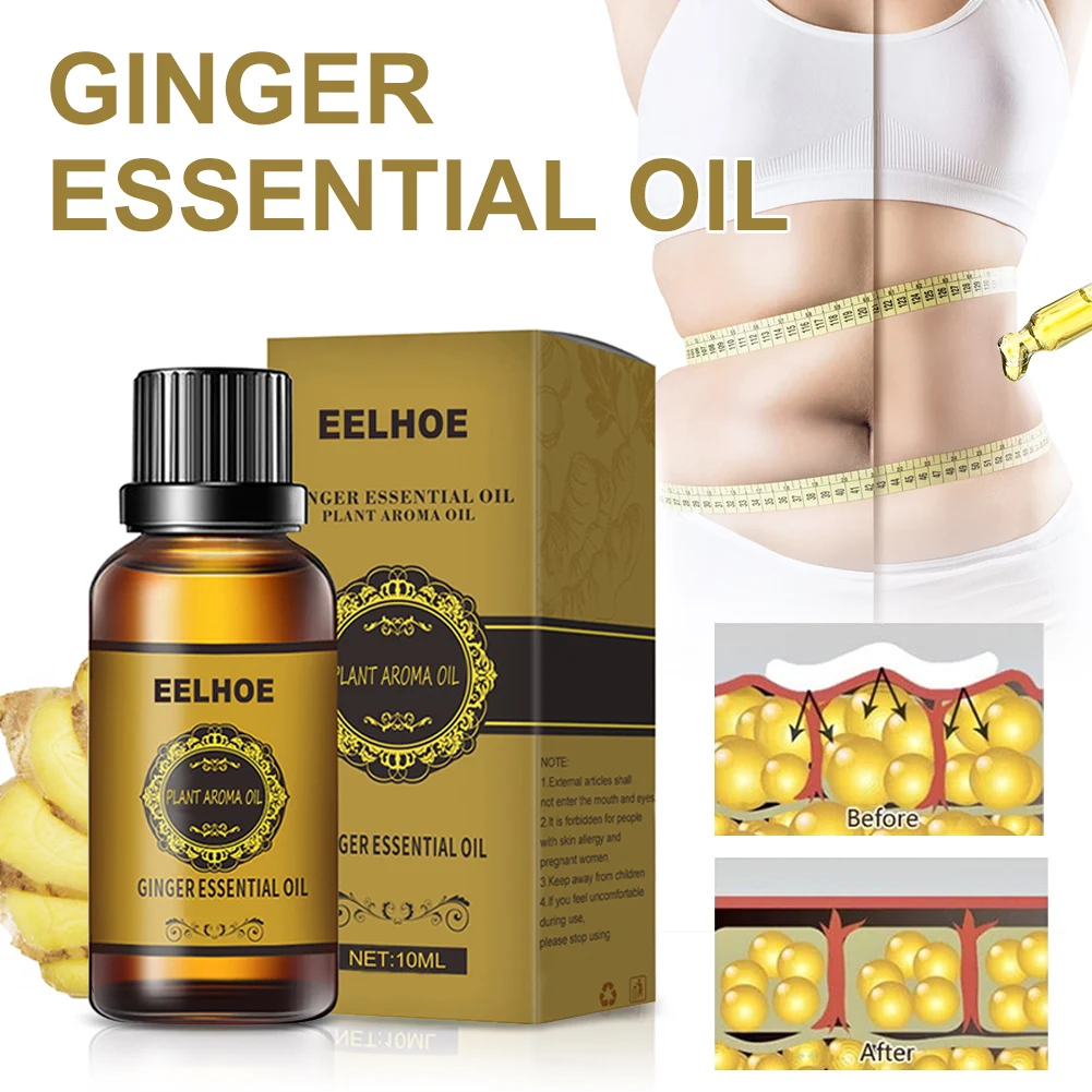 Ginger Essential Oil Belly Massage Oil Stress Relief Weight Loss Natural Plant Body Slimming Oil Fat Burner For Waist Abdomen
Ginger Essential Oil Belly Massage Oil Stress Relief Weight Loss Natural Plant Body Slimming Oil Fat Burner For Waist Abdomen