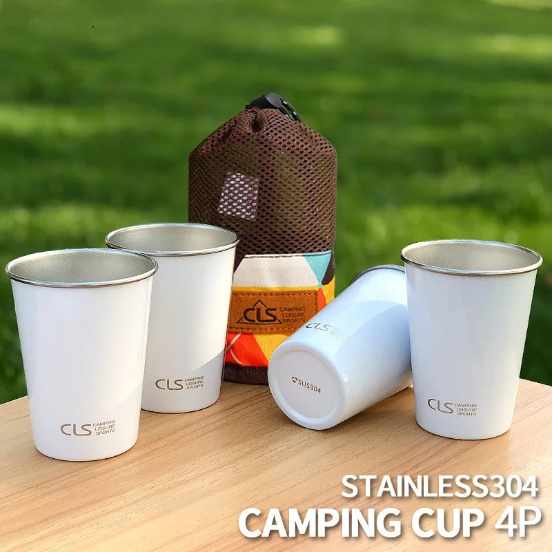 4pcs Outdoor 304 stainless steel mug camping barbecue beer mug mountaineering water mug tea milk coffee mug mug cookware hiking
4pcs Outdoor 304 stainless steel mug camping barbecue beer mug mountaineering water mug tea milk coffee mug mug cookware hiking