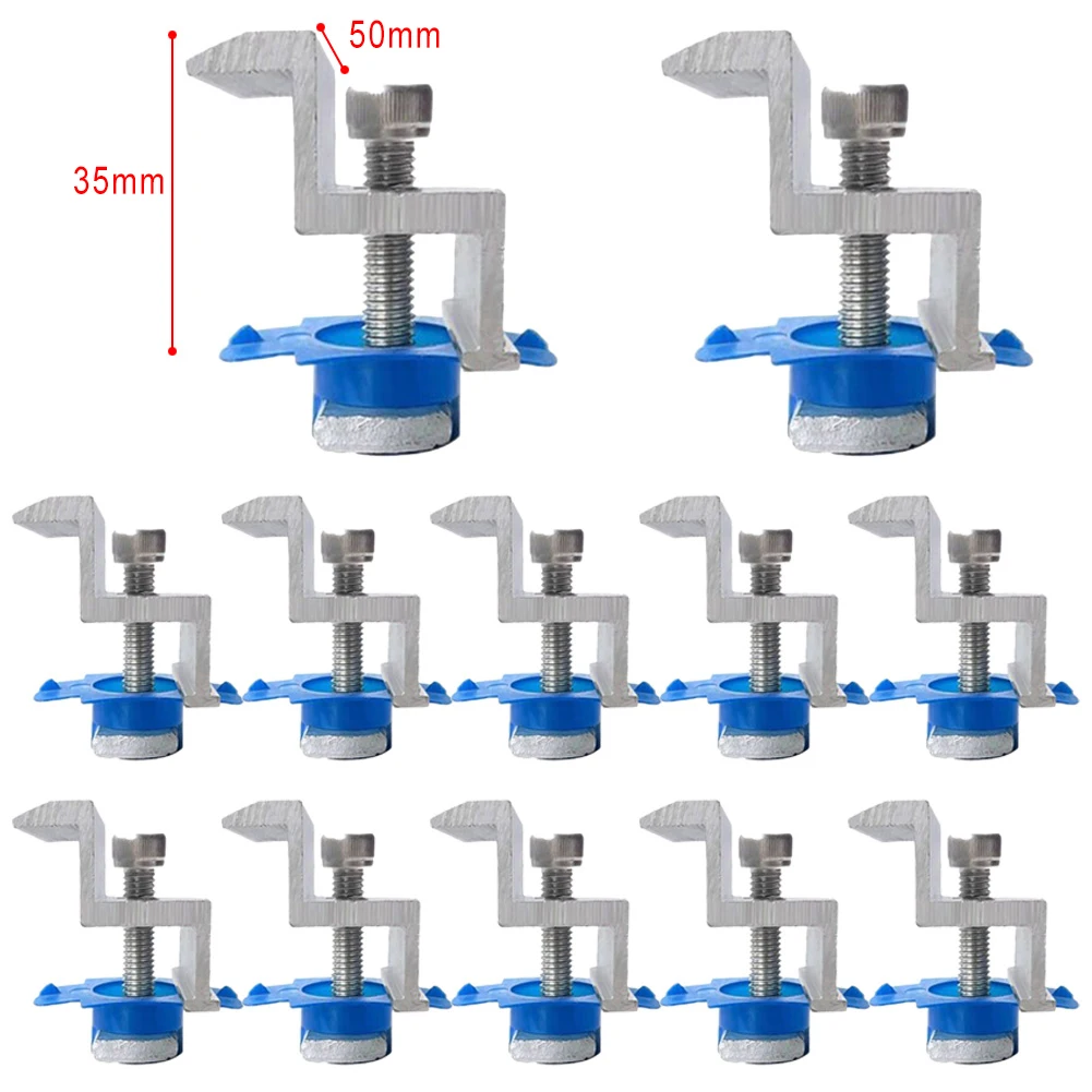 12pcs Solar Panel Bracket Clamps Kit 50mm Length For 35mm/40mm Solar Panel Module Clamp Solar Panel Holder For Mounting Rail
12pcs Solar Panel Bracket Clamps Kit 50mm Length For 35mm/40mm Solar Panel Module Clamp Solar Panel Holder For Mounting Rail