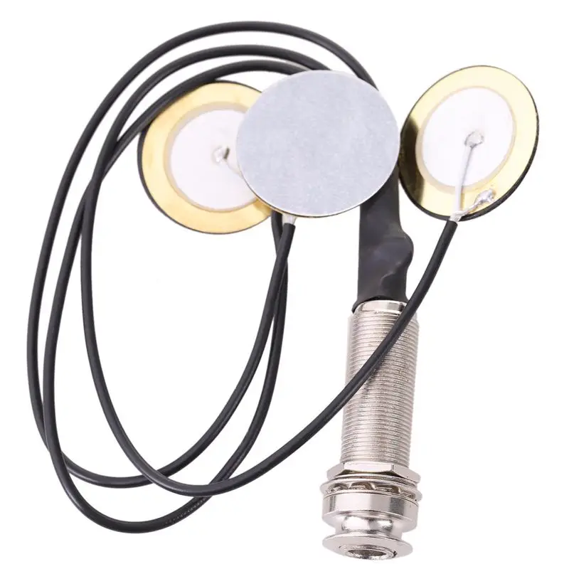 Piezo Contact Microphone 3 Transducer Pickups with end pin jack for Kalimba
Piezo Contact Microphone 3 Transducer Pickups with end pin jack for Kalimba