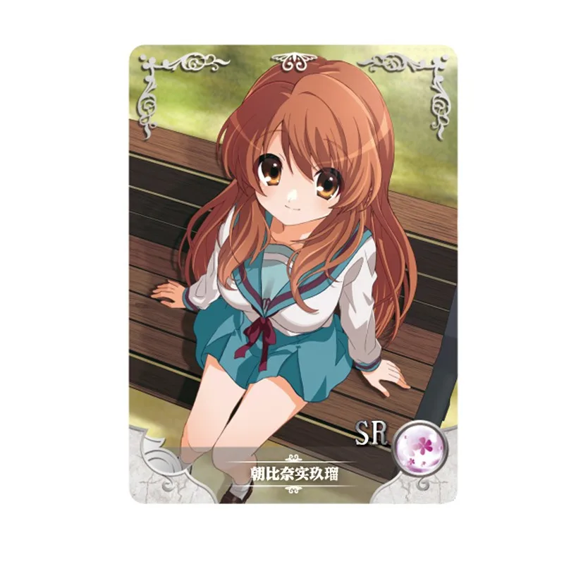 Новинка 2022, история богини Микуру Асахина, коллекционные открытки SR, карточный стол для игры, игрушки для семейного Рождества 
Новинка 2022, история богини Микуру Асахина, коллекционные открытки SR, карточный стол для игры, игрушки для семейного Рождества