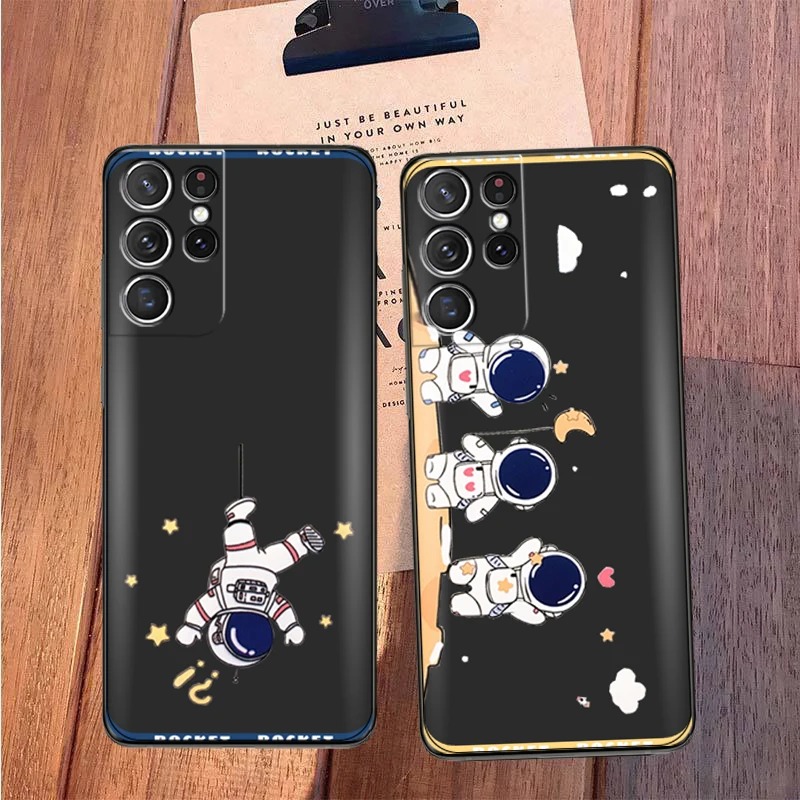 Lovely Astronaut Phone Case For Samsung Galaxy S22 S21 S20 Ultra FE 5G S22 S10 10E S9 Plus Back Coque Carcasa Soft
Lovely Astronaut Phone Case For Samsung Galaxy S22 S21 S20 Ultra FE 5G S22 S10 10E S9 Plus Back Coque Carcasa Soft