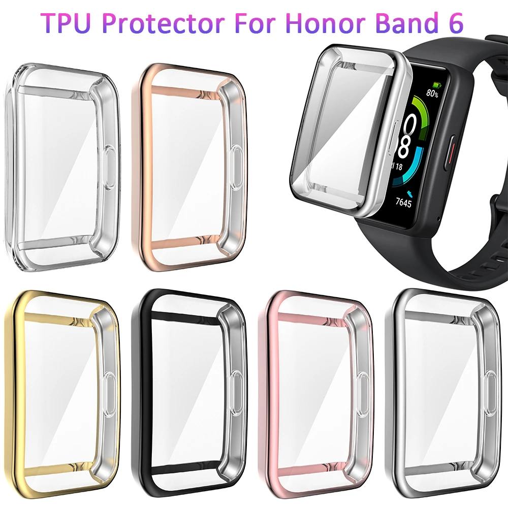 Smart Watch TPU Full Plated Case Cover Screen Protector Protective For Honor Band 6 Huawei Band 6
Smart Watch TPU Full Plated Case Cover Screen Protector Protective For Honor Band 6 Huawei Band 6