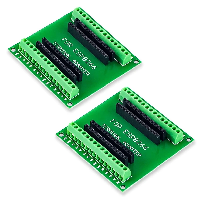 2PCS ESP8266 Breakout Board GPIO 1 Into 2 For ESP8266 ESP-12E Nodemcu Development Board
2PCS ESP8266 Breakout Board GPIO 1 Into 2 For ESP8266 ESP-12E Nodemcu Development Board