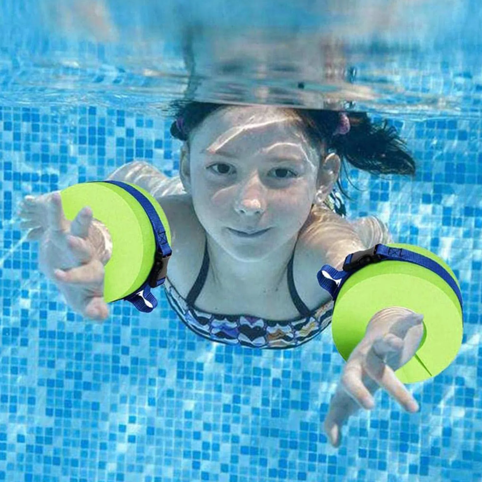 

Foam Swim Cuffs Water Aerobics Equipment Float Ring Fitness Exercise Set Workout Ankles Arms Belts With Quick Release Buckle