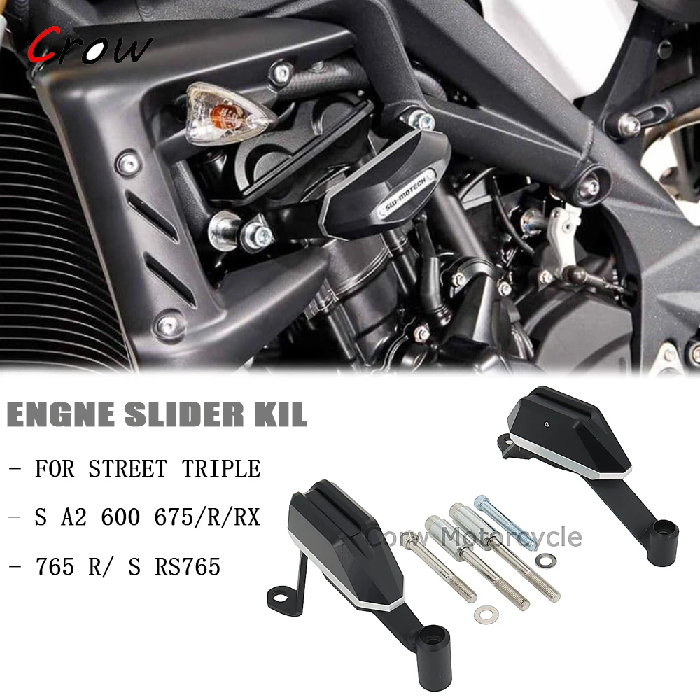 FRAME SLIDERS For Street Triple 675 Street Triple 675R 2013 2014 2015 2016 Frame Slider Kit Engine Guard Falling Protector Cover
FRAME SLIDERS For Street Triple 675 Street Triple 675R 2013 2014 2015 2016 Frame Slider Kit Engine Guard Falling Protector Cover