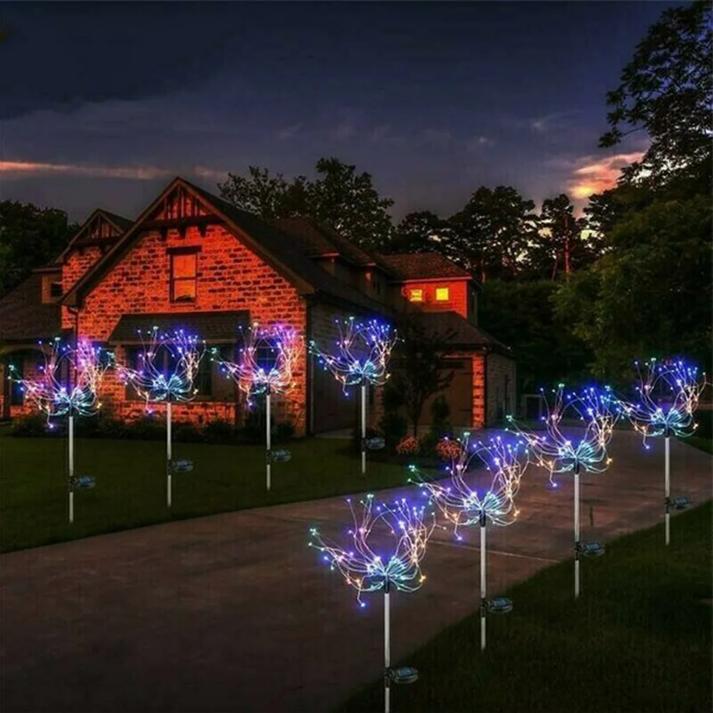 LED Waterproof Solar Light Outdoor Garden Fireworks Lamp Fairy Garland 90 LEDs String Lights Lawn Backyard Road Decor Lamp
LED Waterproof Solar Light Outdoor Garden Fireworks Lamp Fairy Garland 90 LEDs String Lights Lawn Backyard Road Decor Lamp
