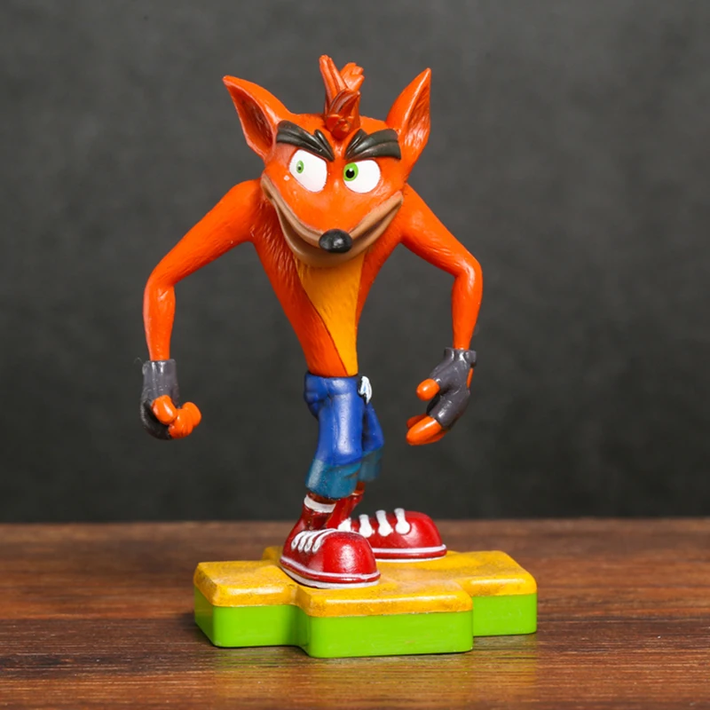 10 см аварийная игрушка Bandicoot № 3 ПВХ фигурка Игрушечная модель Кукла |