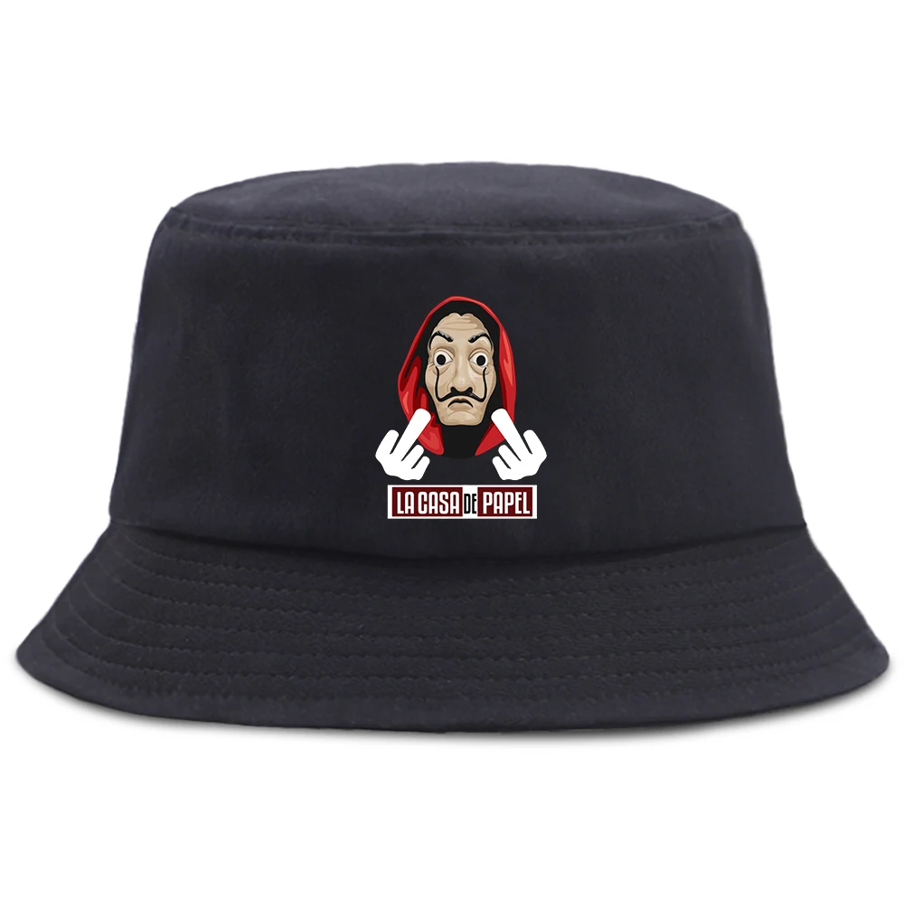 Money Heist La Casa De Papel Summer Bucket Cap Comic Streetwear Outdoor Men Sun Hats Harajuku 2022 Sunscreen Sun Women'S Hat
Money Heist La Casa De Papel Summer Bucket Cap Comic Streetwear Outdoor Men Sun Hats Harajuku 2022 Sunscreen Sun Women'S Hat