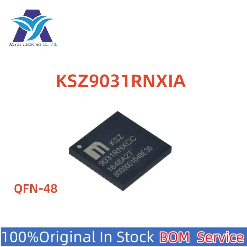 

Original New IC Chip in Stock KSZ9031RNXIA KSZ9031 IC MCU One Stop BOM Service Bulk Purchase Please Contact Me Low Price