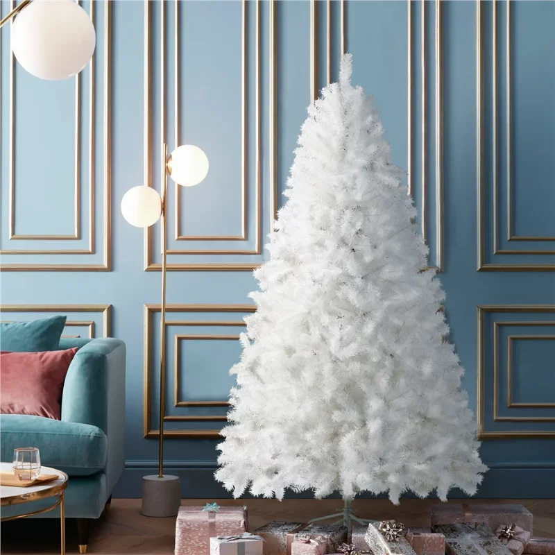 6' White Hinged Spruce Artificial Christmas Tree with Foldable Stand for Princess/fairy Themed Premium PVC Branches and Tips
6' White Hinged Spruce Artificial Christmas Tree with Foldable Stand for Princess/fairy Themed Premium PVC Branches and Tips