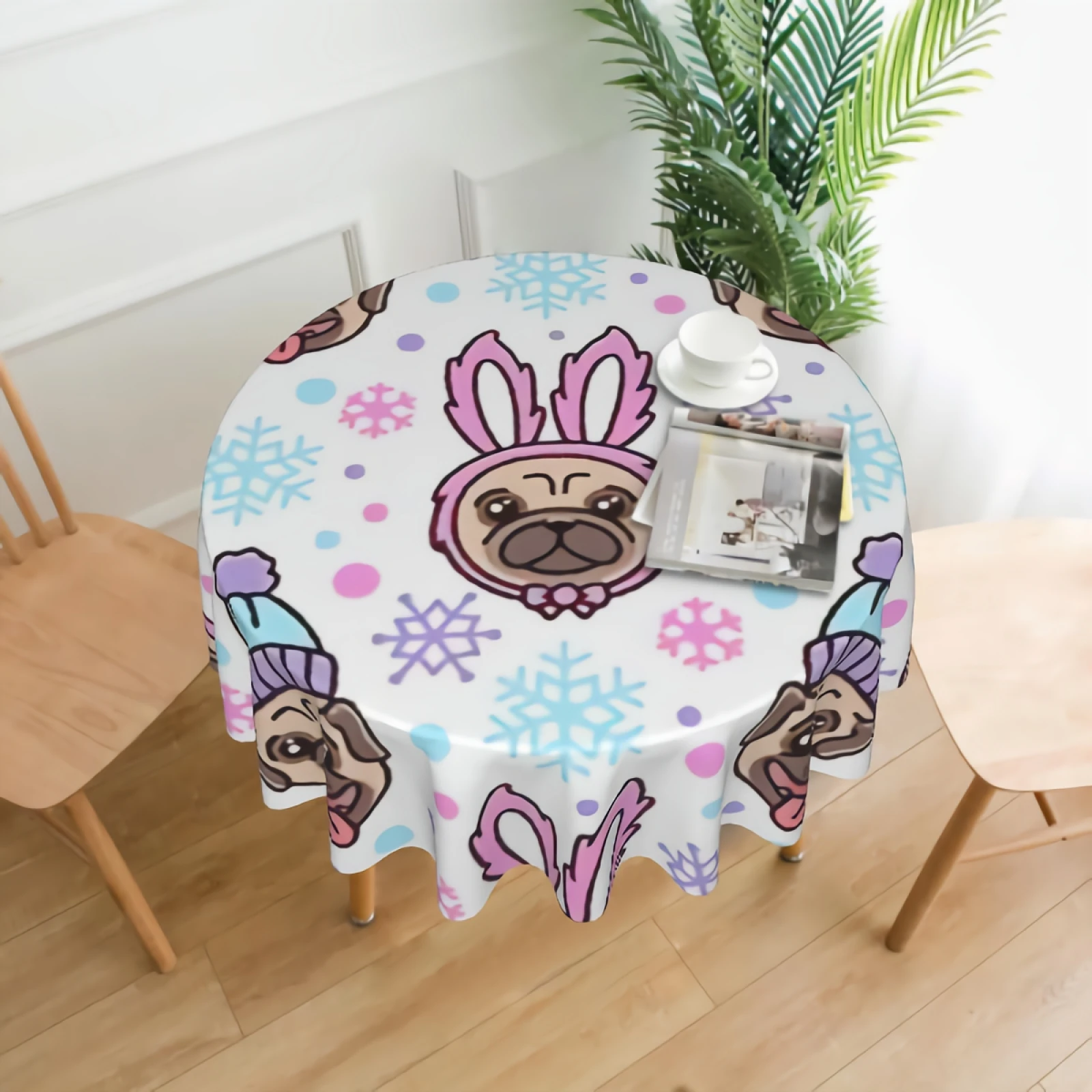 Round Tablecloth 60 Inch Washable Table Cover for Kitchen Home Table Decoration
Round Tablecloth 60 Inch Washable Table Cover for Kitchen Home Table Decoration