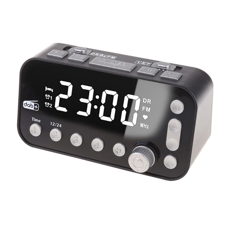 Bedside Digital Alarm LED Clock with Dual USB DAB/FM Radio Large Screen Dual Alarm Clock Setting Retro Home Appliances
Bedside Digital Alarm LED Clock with Dual USB DAB/FM Radio Large Screen Dual Alarm Clock Setting Retro Home Appliances